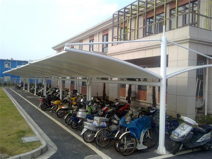 膜結(jié)構(gòu)自行車棚電瓶車棚